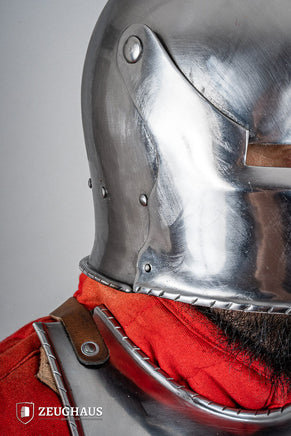 Swiss Sallet Helmet 1,6mm Polished-GoblinSmith
