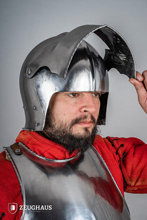 Swiss Sallet Helmet 1,6mm Polished-GoblinSmith