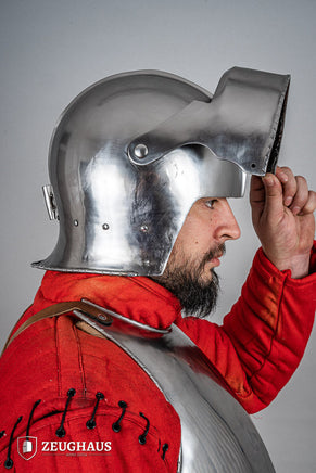 Swiss Sallet Helmet 1,6mm Polished-GoblinSmith