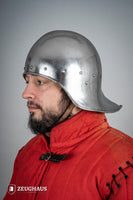 Open Sallet Helmet 1,6mm Polished-GoblinSmith