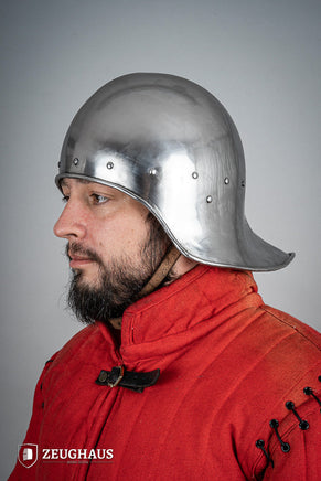 Open Sallet Helmet 1,6mm Polished-GoblinSmith