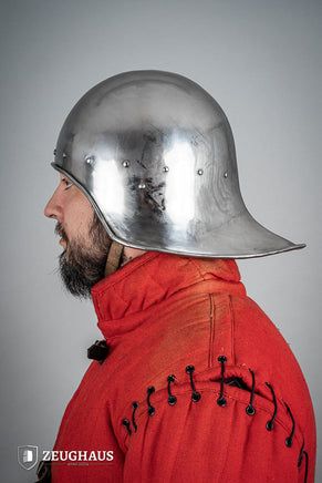 Open Sallet Helmet 1,6mm Polished-GoblinSmith