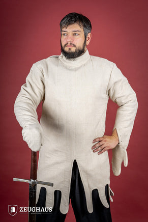 Light Gambeson with Mittens Natural-GoblinSmith