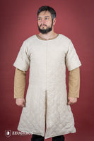 Short Sleeved Gambeson Natural-GoblinSmith