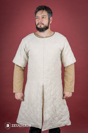 Short Sleeved Gambeson Natural-GoblinSmith
