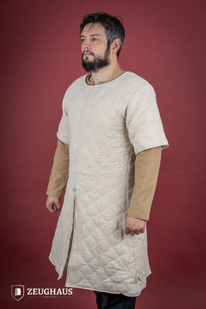 Short Sleeved Gambeson Natural-GoblinSmith