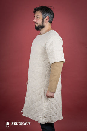 Short Sleeved Gambeson Natural-GoblinSmith