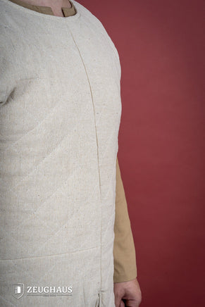 Short Sleeved Gambeson Natural-GoblinSmith