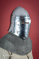 Sugar Loaf Helmet with Visor 1,6mm Polished-GoblinSmith
