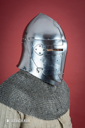 Sugar Loaf Helmet with Visor 1,6mm Polished-GoblinSmith