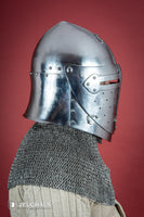 Sugar Loaf Helmet with Visor 1,6mm Polished-GoblinSmith