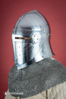 Sugar Loaf Helmet with Visor 1,6mm Polished-GoblinSmith