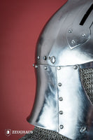 Sugar Loaf Helmet with Visor 1,6mm Polished-GoblinSmith