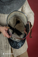 Sugar Loaf Helmet with Visor 1,6mm Polished-GoblinSmith