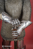 German Gauntlets 15th Cent. 1,2mm Polished-GoblinSmith