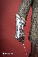 German Gauntlets 15th Cent. 1,2mm Polished-GoblinSmith