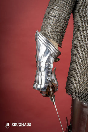 German Gauntlets 15th Cent. 1,2mm Polished-GoblinSmith