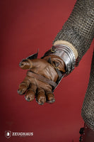 German Gauntlets 15th Cent. 1,2mm Polished-GoblinSmith