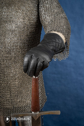 Leather Gloves Black-GoblinSmith