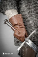 Historical Leather Gloves Brown-GoblinSmith