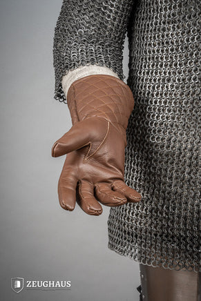 Leather Gloves Brown-GoblinSmith