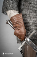 Leather Gloves Brown-GoblinSmith