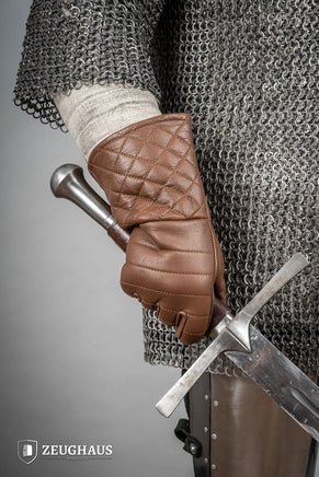 Leather Gloves Brown-GoblinSmith