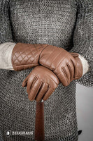 Leather Gloves Brown-GoblinSmith
