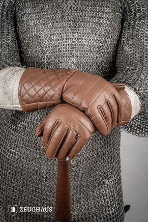 Leather Gloves Brown-GoblinSmith