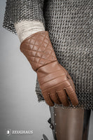 Leather Gloves Brown-GoblinSmith