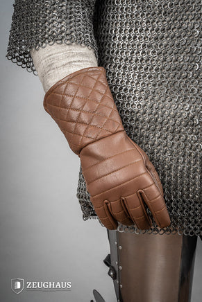 Leather Gloves Brown-GoblinSmith