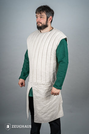 Sleeveless Gambeson Natural-GoblinSmith