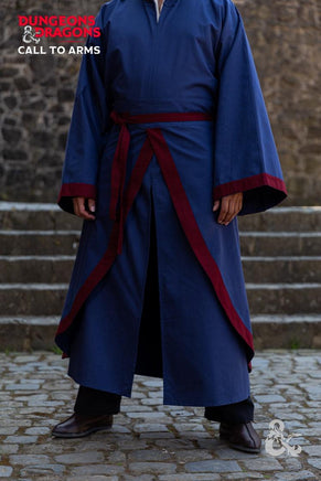 Dungeons & Dragons Wizard Battle Skirt Dark Blue/Bordeaux-GoblinSmith