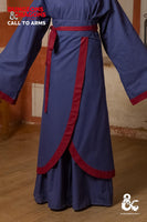Dungeons & Dragons Wizard Battle Skirt Dark Blue/Bordeaux-GoblinSmith