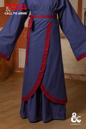 Dungeons & Dragons Wizard Battle Skirt Dark Blue/Bordeaux-GoblinSmith