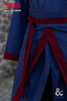 Dungeons & Dragons Wizard Battle Skirt Dark Blue/Bordeaux-GoblinSmith