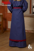 Dungeons & Dragons Wizard Battle Skirt Dark Blue/Bordeaux-GoblinSmith
