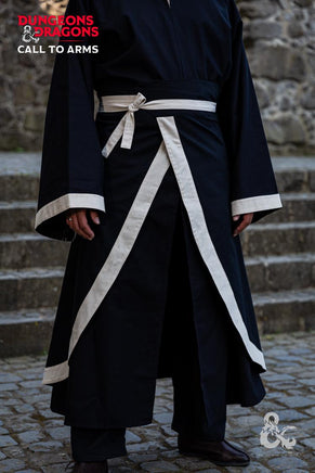 Dungeons & Dragons Wizard Battle Skirt Black/Natural-GoblinSmith