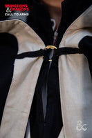 Dungeons & Dragons Wizard Cape Black/Natural-GoblinSmith