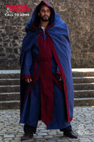 Dungeons & Dragons Wizard Cape Dark Blue/Bordeaux-GoblinSmith