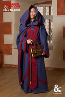 Dungeons & Dragons Wizard Cape Dark Blue/Bordeaux-GoblinSmith
