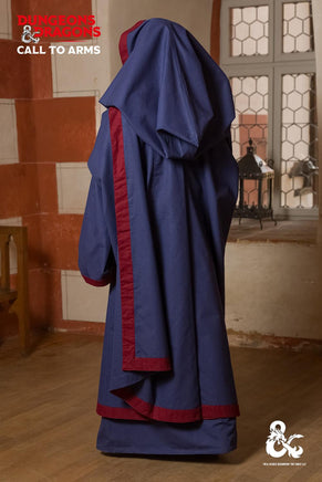 Dungeons & Dragons Wizard Cape Dark Blue/Bordeaux-GoblinSmith