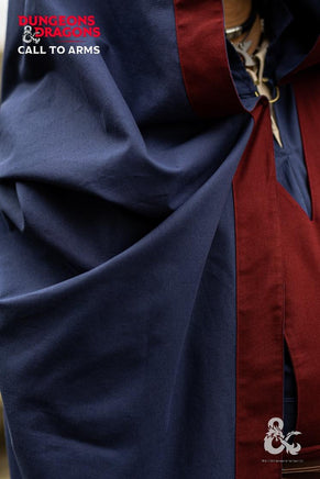 Dungeons & Dragons Wizard Cape Dark Blue/Bordeaux-GoblinSmith