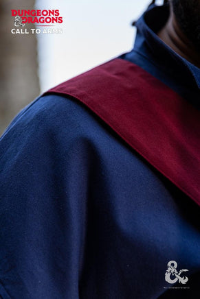 Dungeons & Dragons Wizard Robe Dark Blue/Bordeaux-GoblinSmith