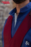 Dungeons & Dragons Wizard Robe Dark Blue/Bordeaux-GoblinSmith