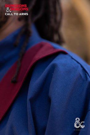 Dungeons & Dragons Wizard Robe Dark Blue/Bordeaux-GoblinSmith