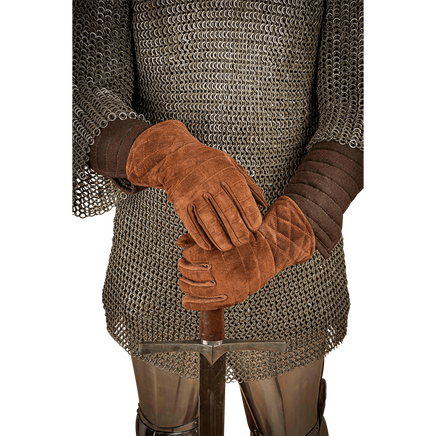 Knights Suede Gloves-GoblinSmith