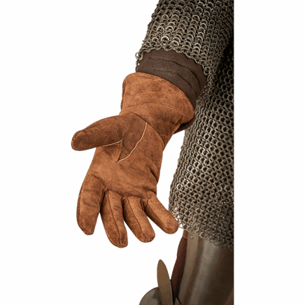 Knights Suede Gloves-GoblinSmith