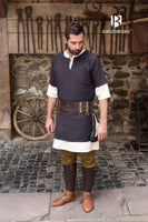 Short Sleeve Tunic Aegir Grey-GoblinSmith
