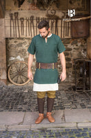 Short Sleeve Tunic Aegir Green-GoblinSmith
